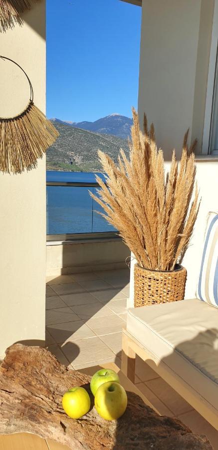 Boho Beach House In Itea-Delphi Luaran gambar