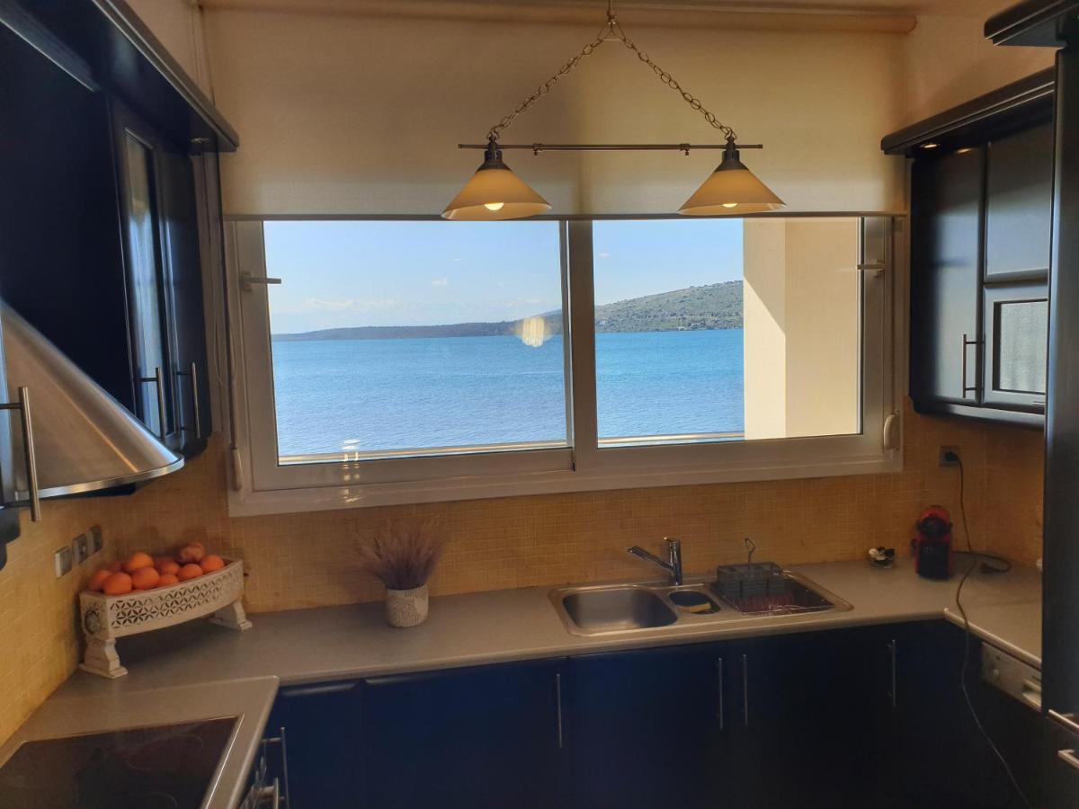 Boho Beach House In Itea-Delphi Luaran gambar