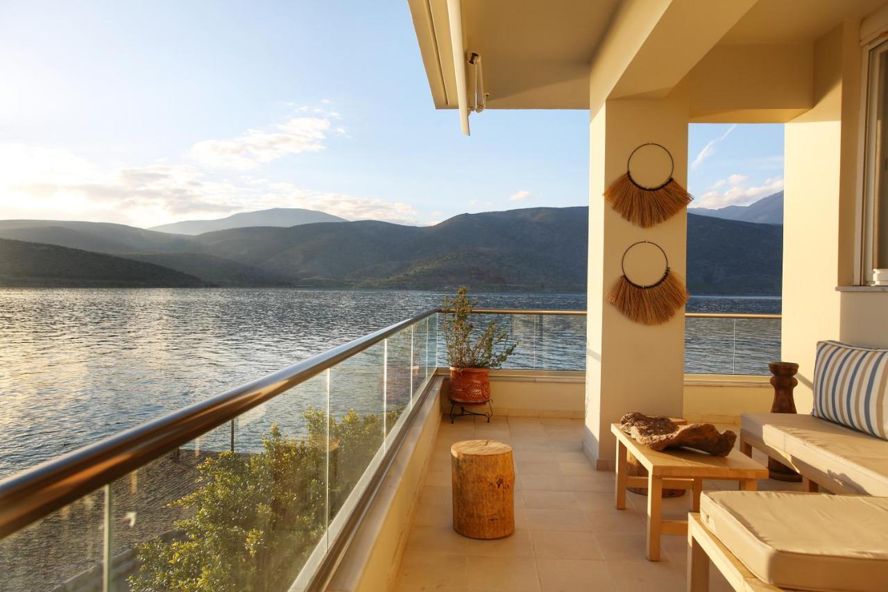Boho Beach House In Itea-Delphi Luaran gambar