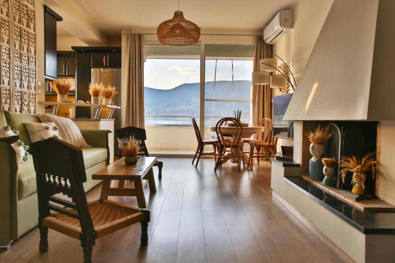 Boho Beach House In Itea-Delphi Luaran gambar